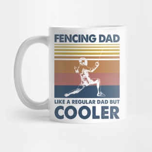 Fencing Dad Vintage Gift Father's Day Mug